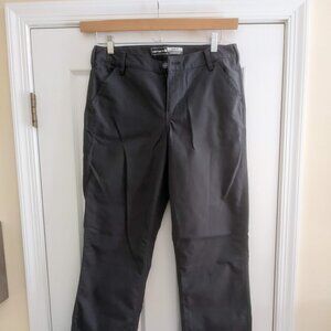 Carhartt Rugged Flex Loose Fit Canvas Work Pant - Shadow (gray) - Size 8 Tall